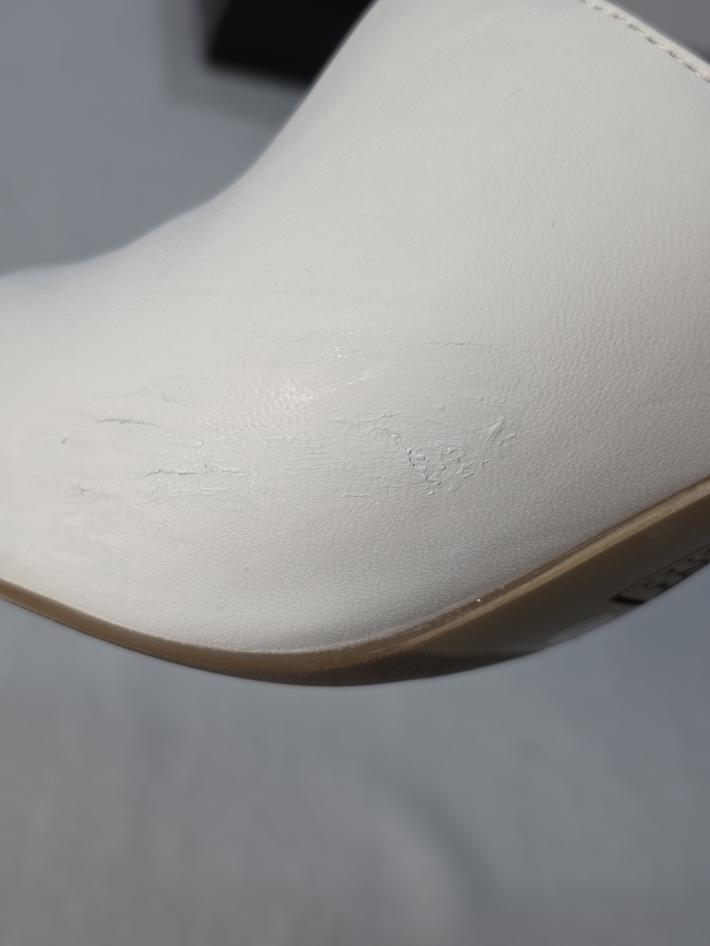 Alfani White Pointed Toe Mule with Green Block Heel - Picture 7 of 16